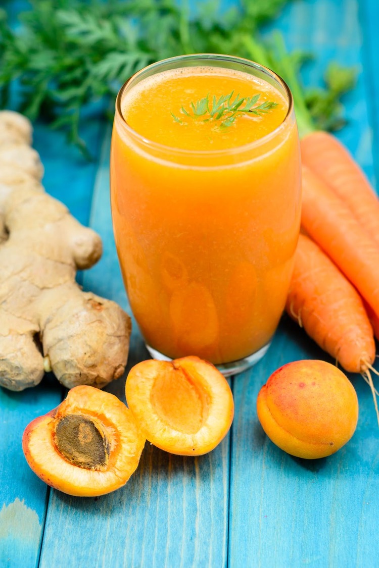 Smoothie Recipe - Apricot, Carrot and Ginger Smoothie